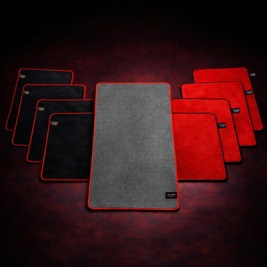 HELLBURN Mikrofasertücher Set für Lack, Felgen und Innenraum