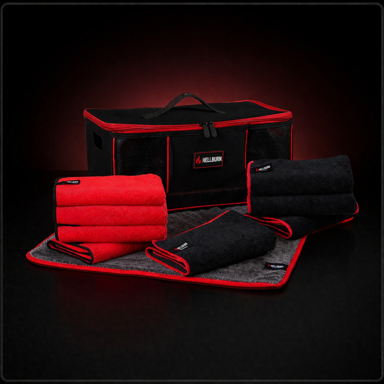 HELLBURN 9-teiliges Mikrofaser-Set inkl. Box