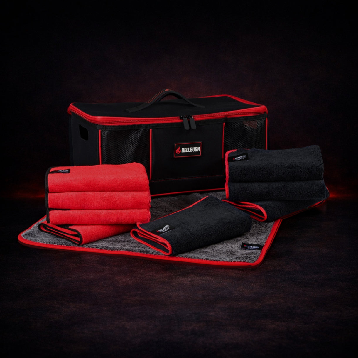 HELLBURN 9-teiliges Mikrofaser-Set inkl. Box