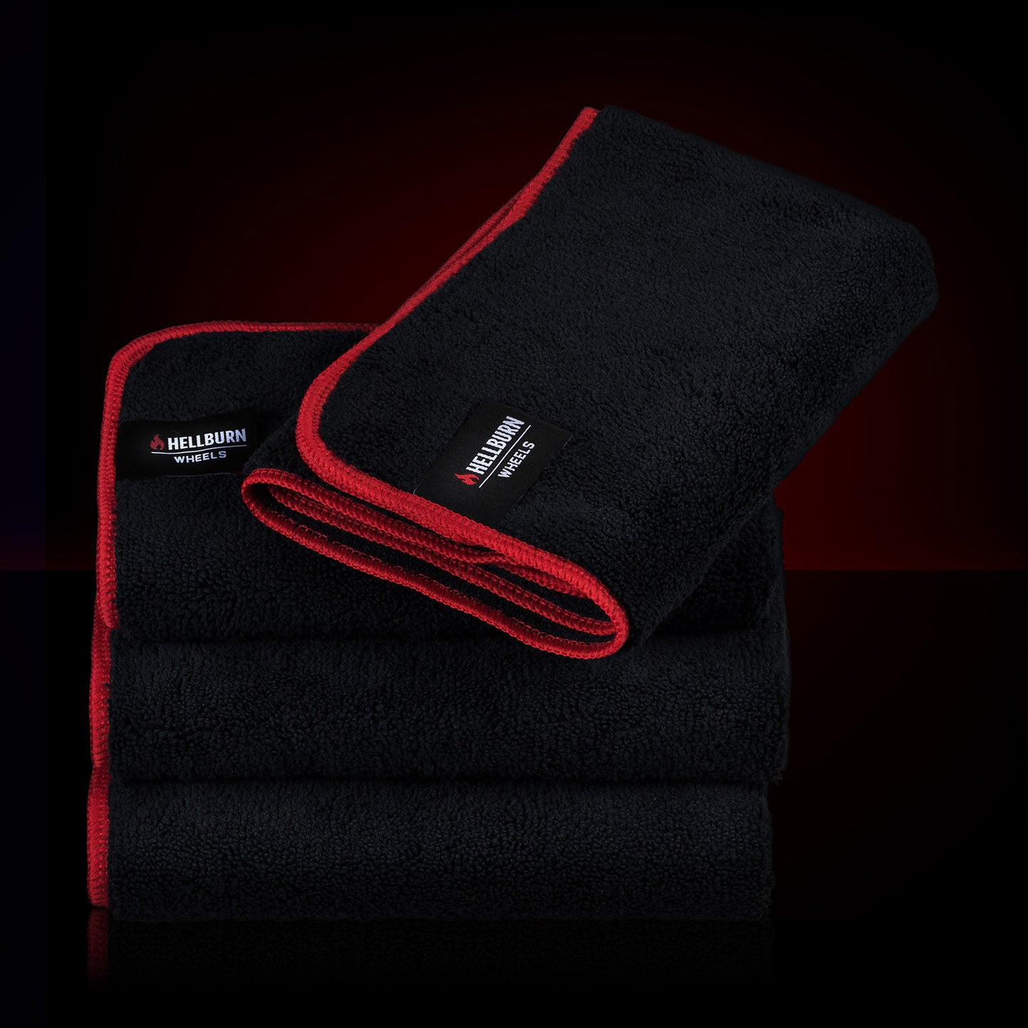 HELLBURN 9er Mikrofaserset (Lack, Felgen & Innenraum)