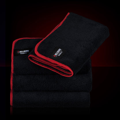 HELLBURN 9er Mikrofaserset (Lack, Felgen & Innenraum)